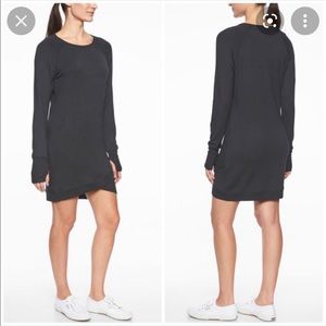 Athleta Criss Cross Dress- black